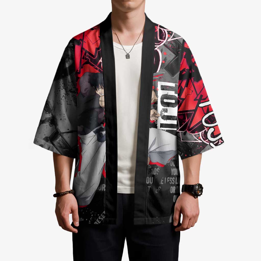 Toji Fushiguro Kimono Urban Graffiti Anime Style