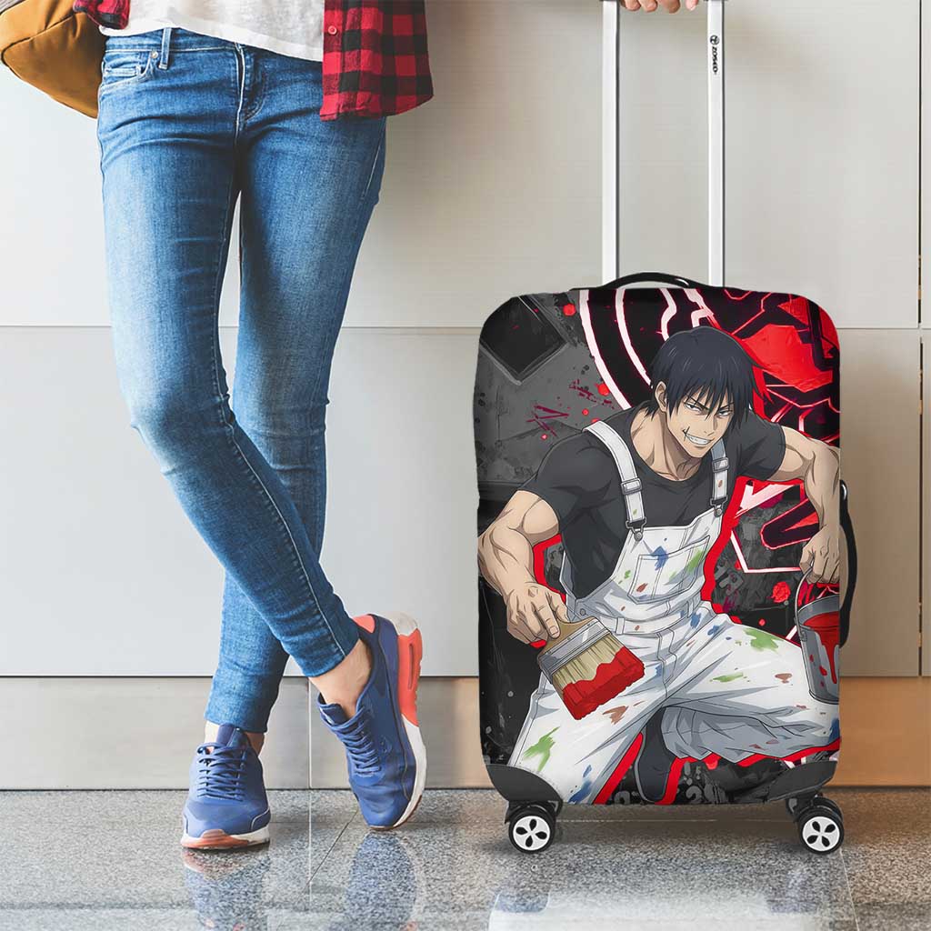 Toji Fushiguro Luggage Cover Urban Graffiti Anime Style