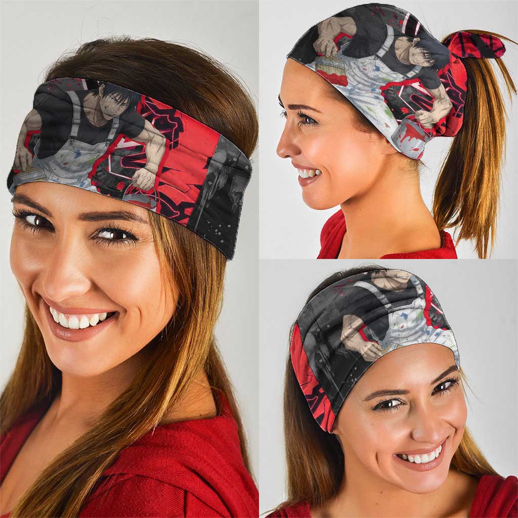 Toji Fushiguro Neck Gaiter Urban Graffiti Anime Style