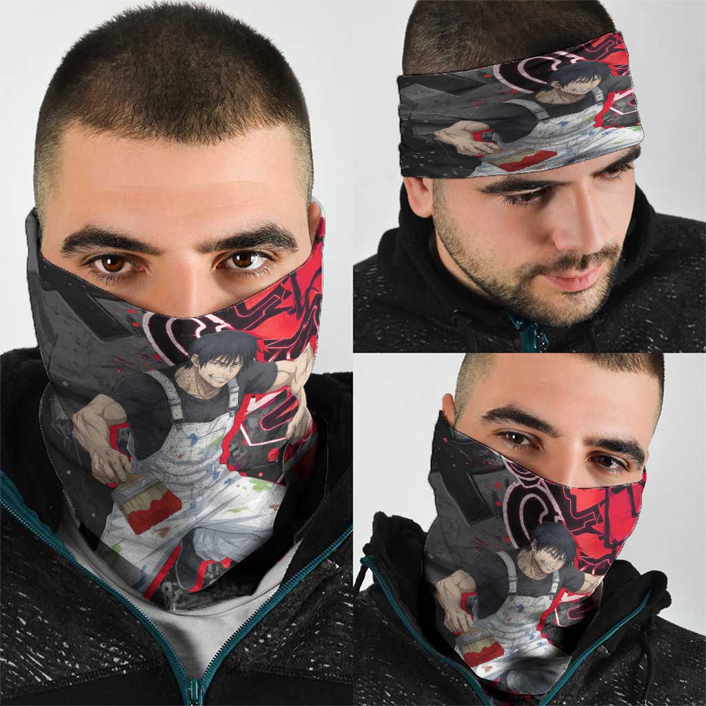 Toji Fushiguro Neck Gaiter Urban Graffiti Anime Style