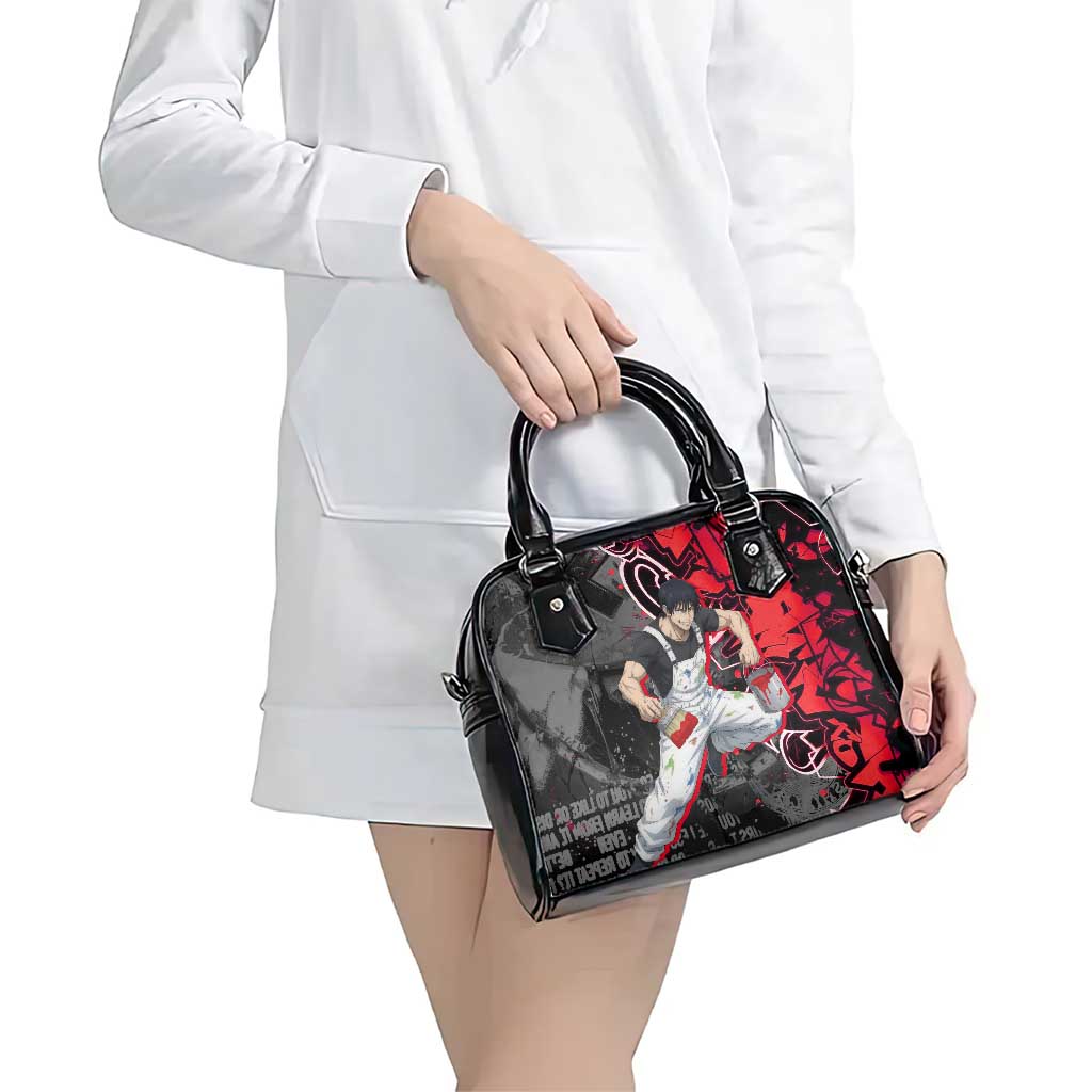 Toji Fushiguro Shoulder Handbag Urban Graffiti Anime Style