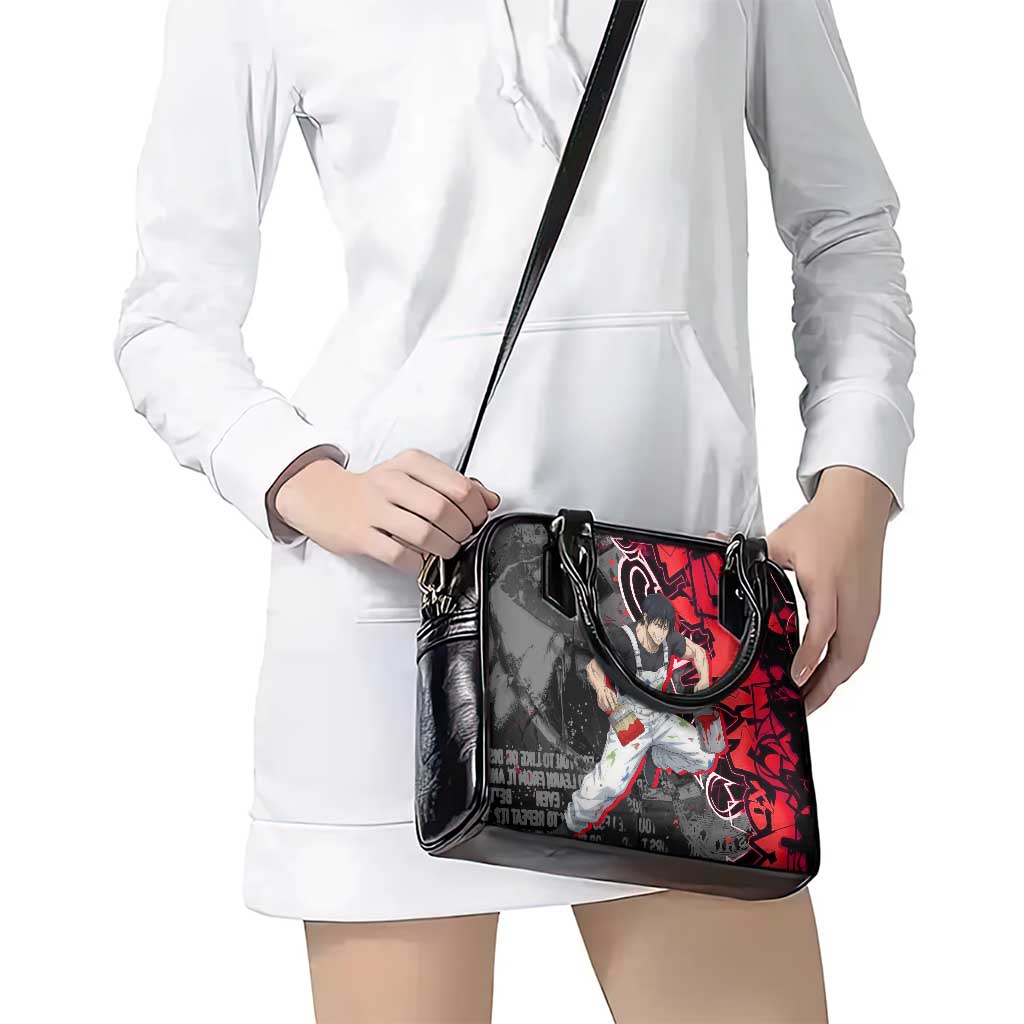 Toji Fushiguro Shoulder Handbag Urban Graffiti Anime Style