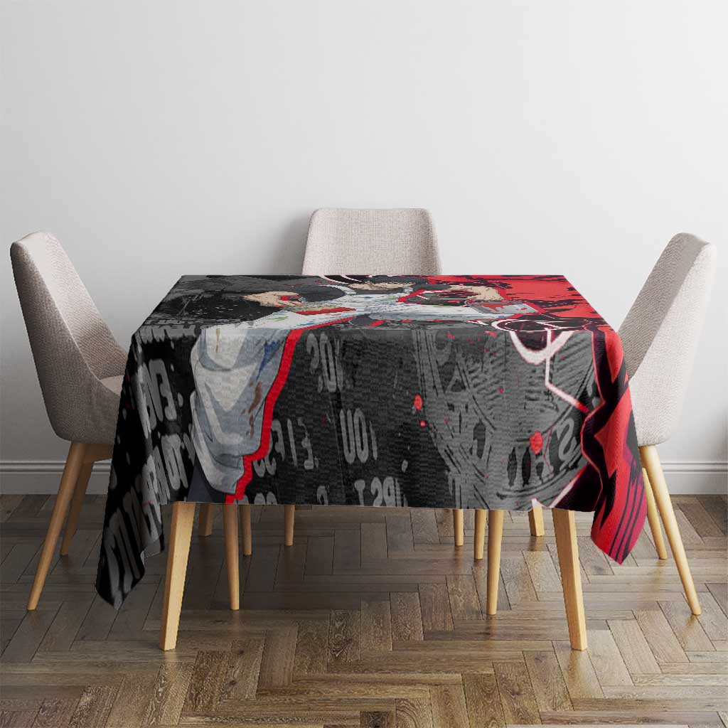 Toji Fushiguro Tablecloth Urban Graffiti Anime Style