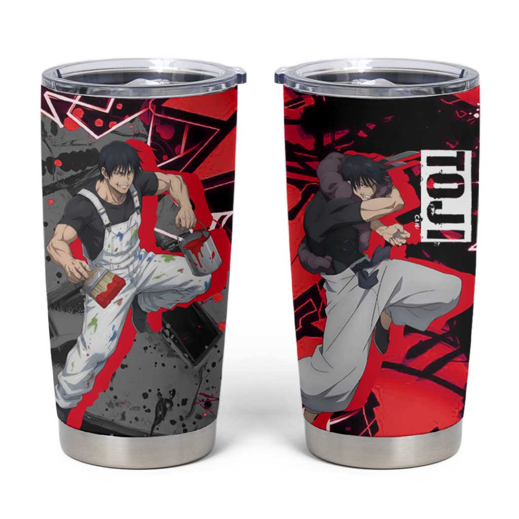 Toji Fushiguro Tumbler Cup Urban Graffiti Anime Style