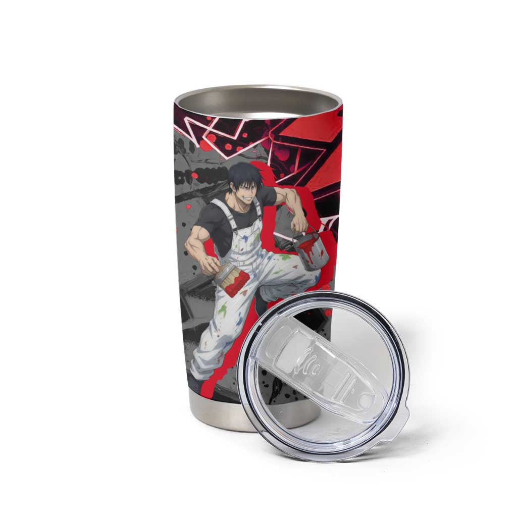 Toji Fushiguro Tumbler Cup Urban Graffiti Anime Style