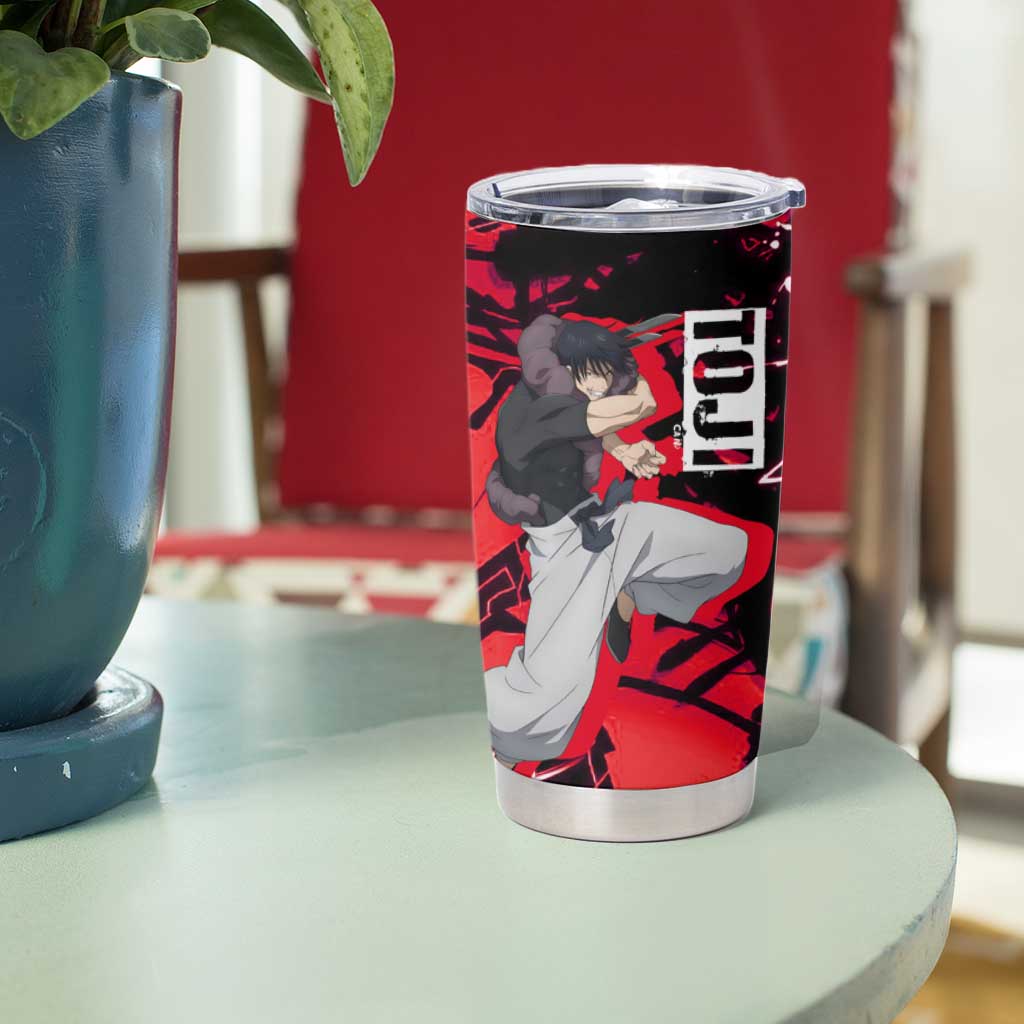 Toji Fushiguro Tumbler Cup Urban Graffiti Anime Style