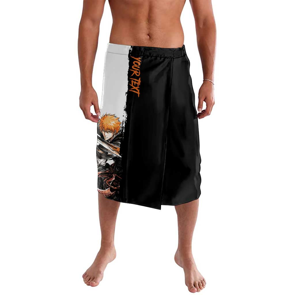 Personalized Ichigo Kurosaki Lavalava Ink Splash Anime Brush Style
