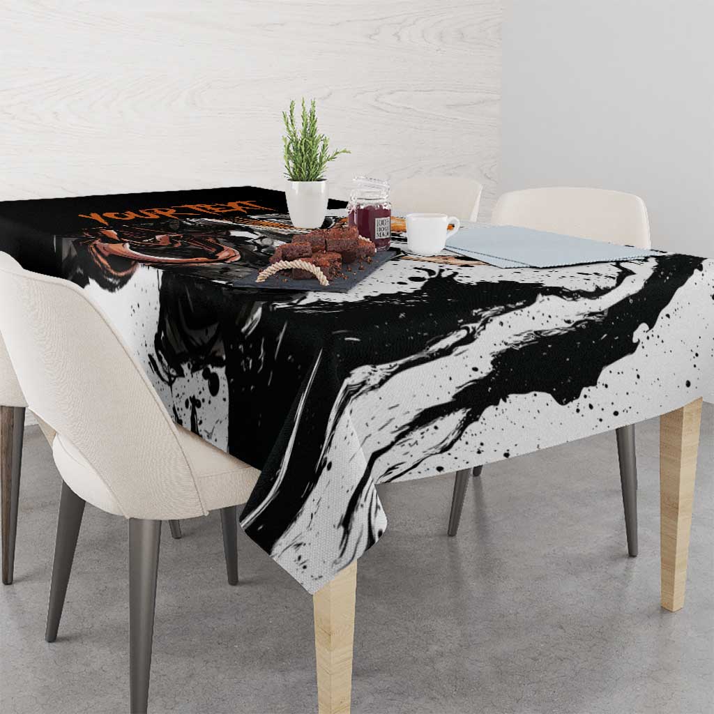 Personalized Ichigo Kurosaki Tablecloth Ink Splash Anime Brush Style