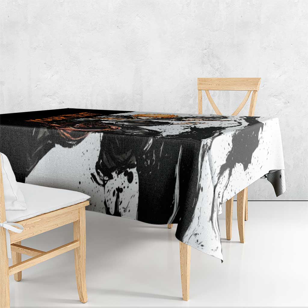 Personalized Ichigo Kurosaki Tablecloth Ink Splash Anime Brush Style