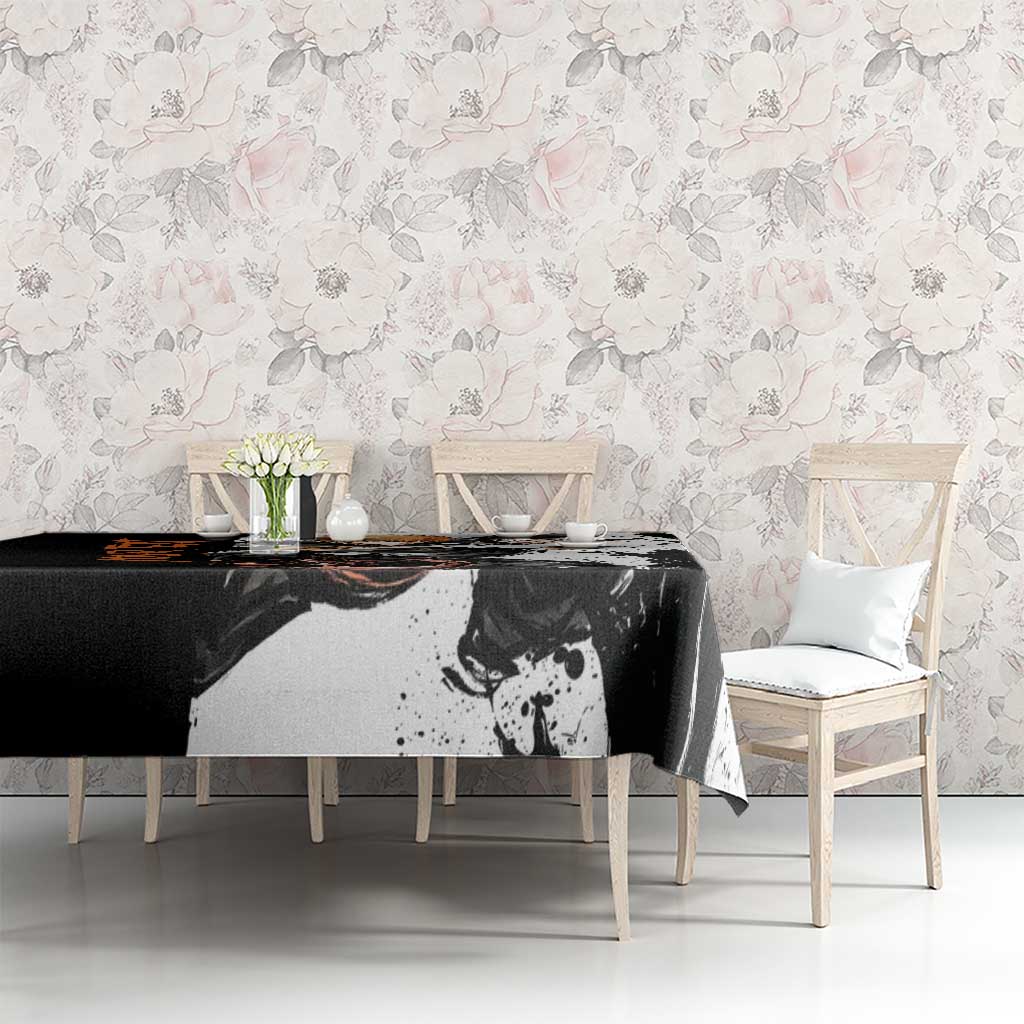 Personalized Ichigo Kurosaki Tablecloth Ink Splash Anime Brush Style