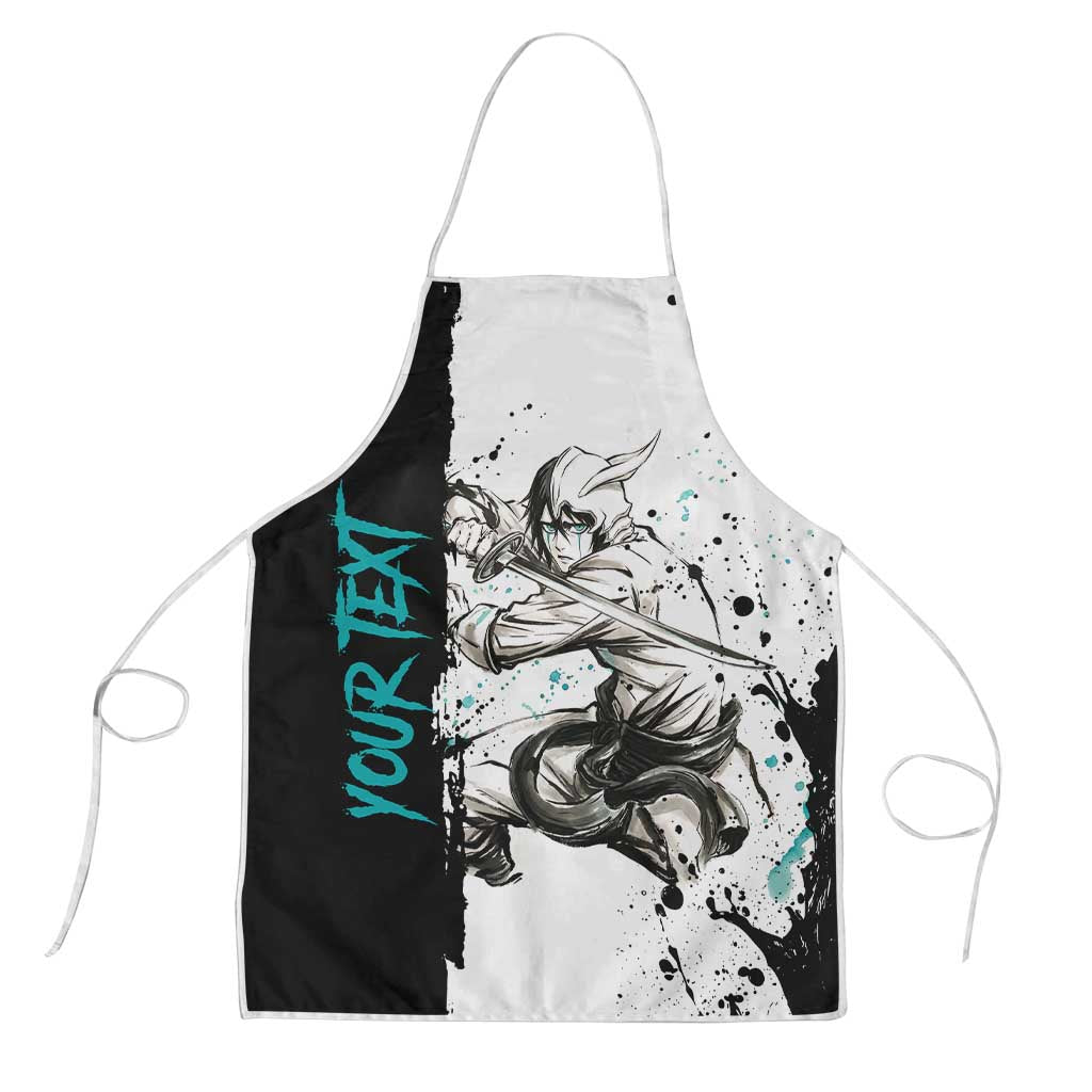 Personalized Ulquiorra Cifer Apron Ink Splash Anime Brush Style