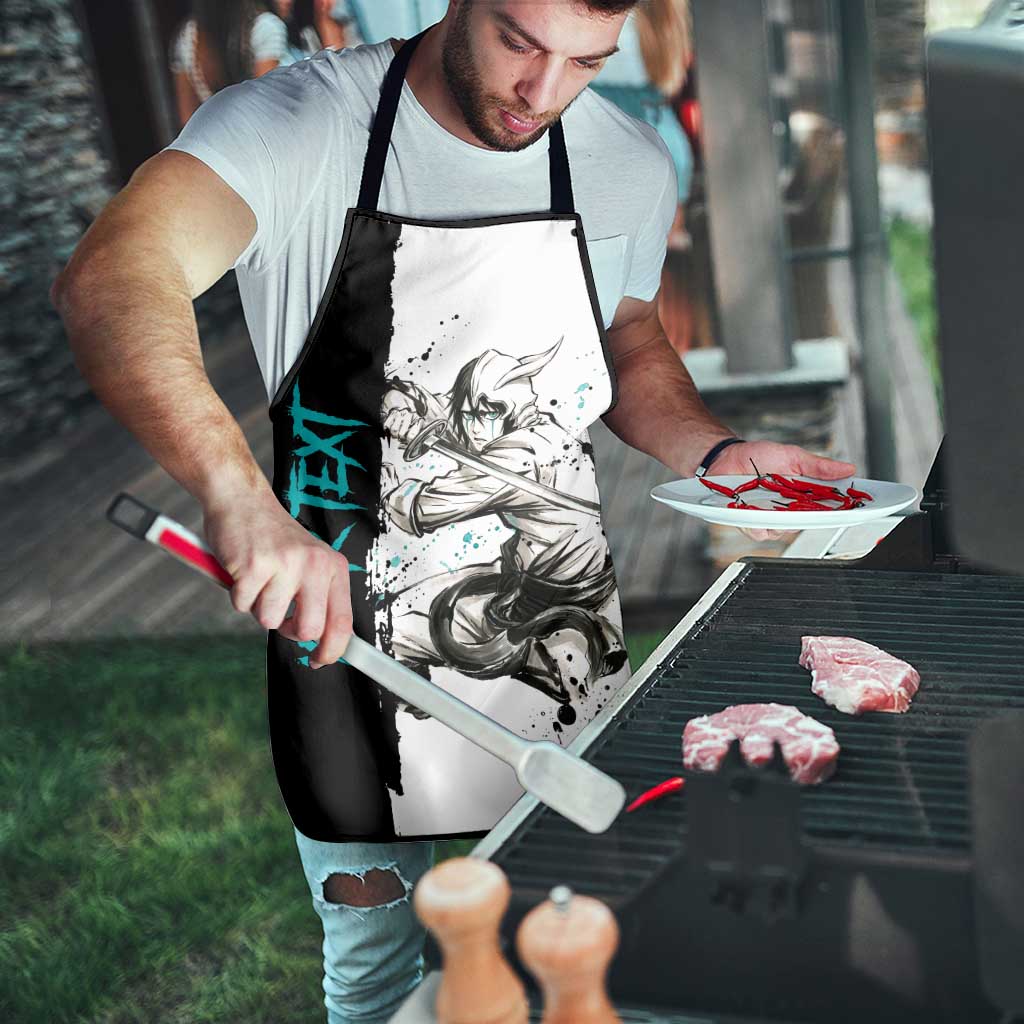 Personalized Ulquiorra Cifer Apron Ink Splash Anime Brush Style
