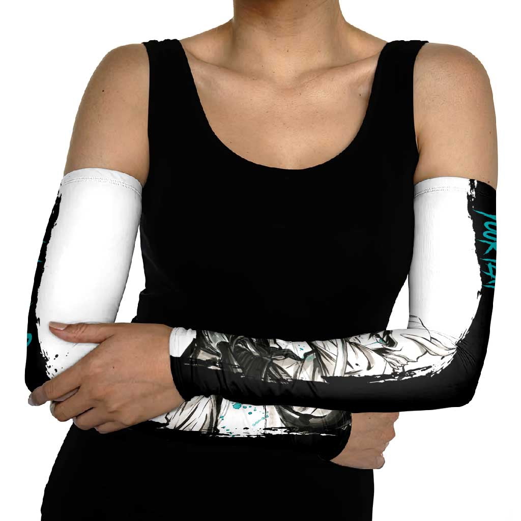 Personalized Ulquiorra Cifer Arm Sleeves Ink Splash Anime Brush Style