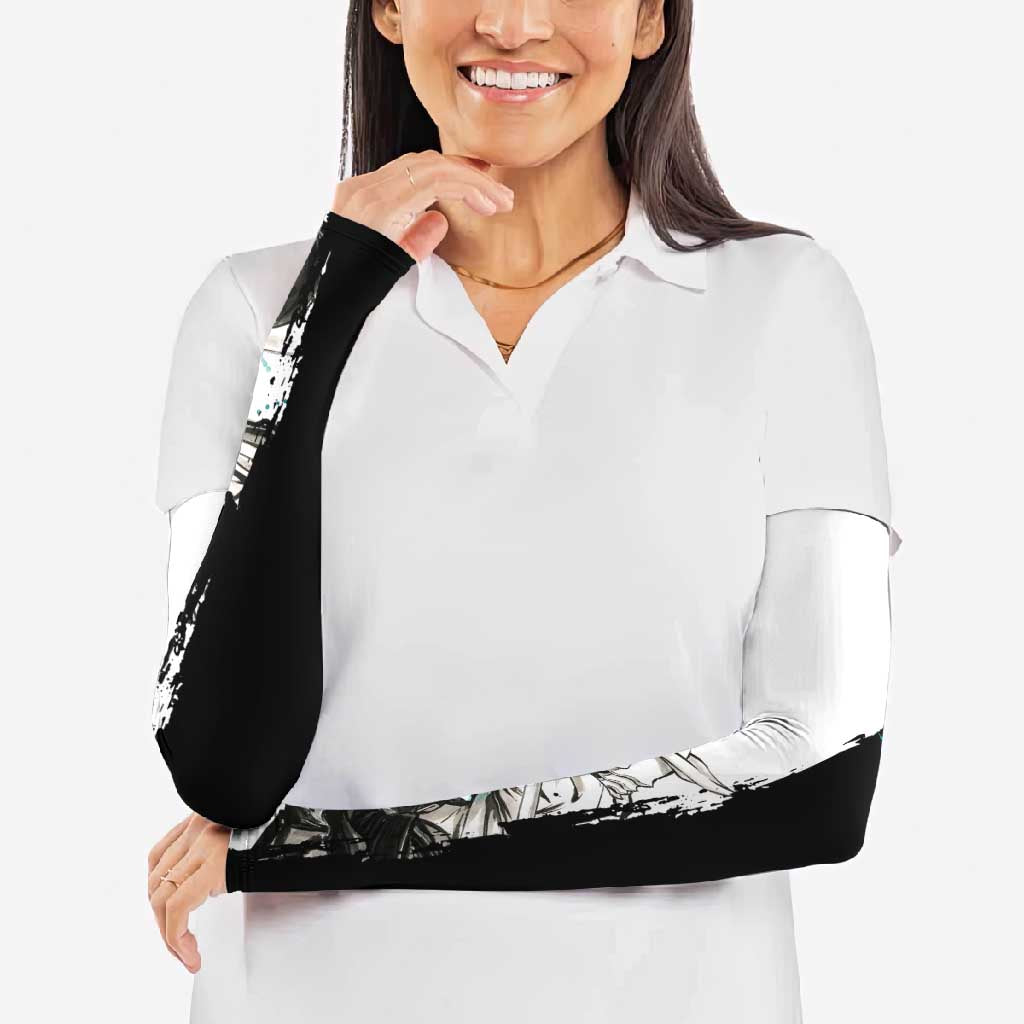 Personalized Ulquiorra Cifer Arm Sleeves Ink Splash Anime Brush Style