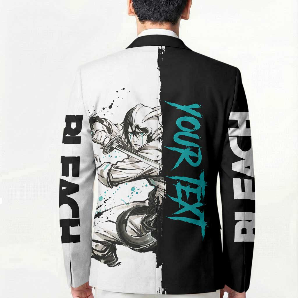 Personalized Ulquiorra Cifer Blazer Ink Splash Anime Brush Style