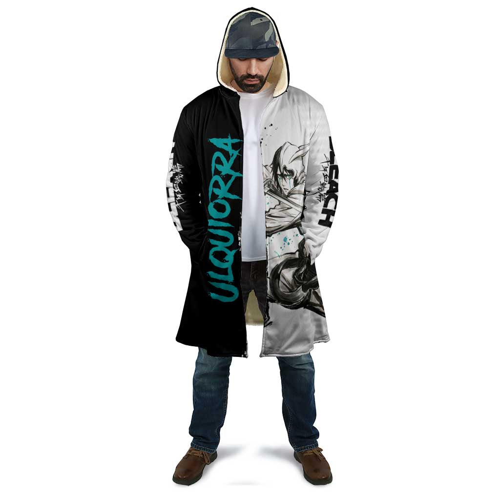 Personalized Ulquiorra Cifer Cloak Ink Splash Anime Brush Style