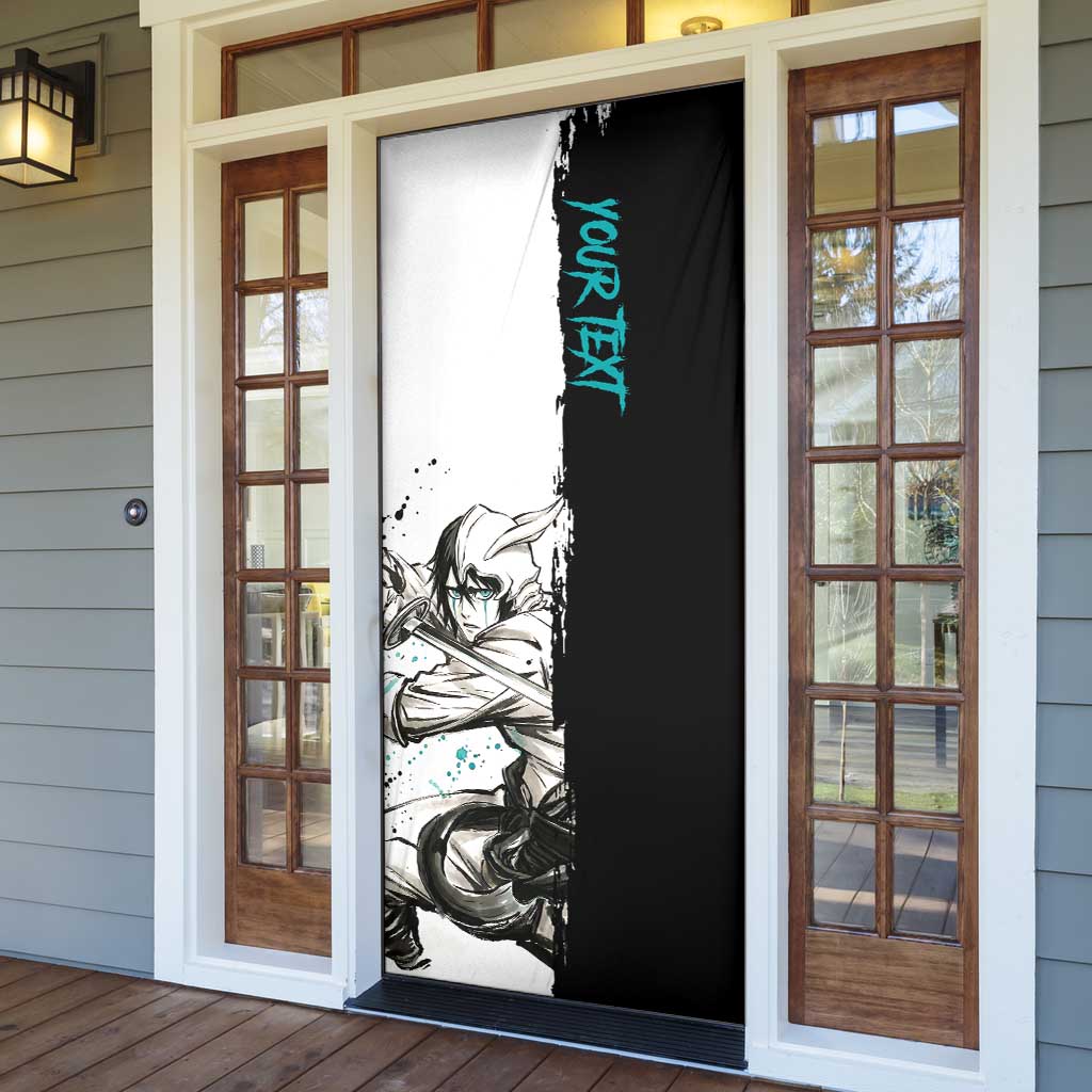 Personalized Ulquiorra Cifer Door Cover Ink Splash Anime Brush Style