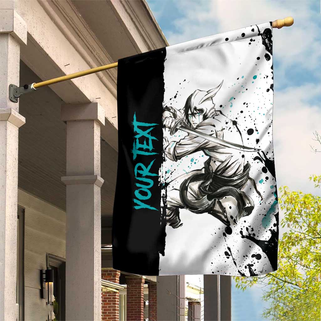 Personalized Ulquiorra Cifer Garden Flag Ink Splash Anime Brush Style