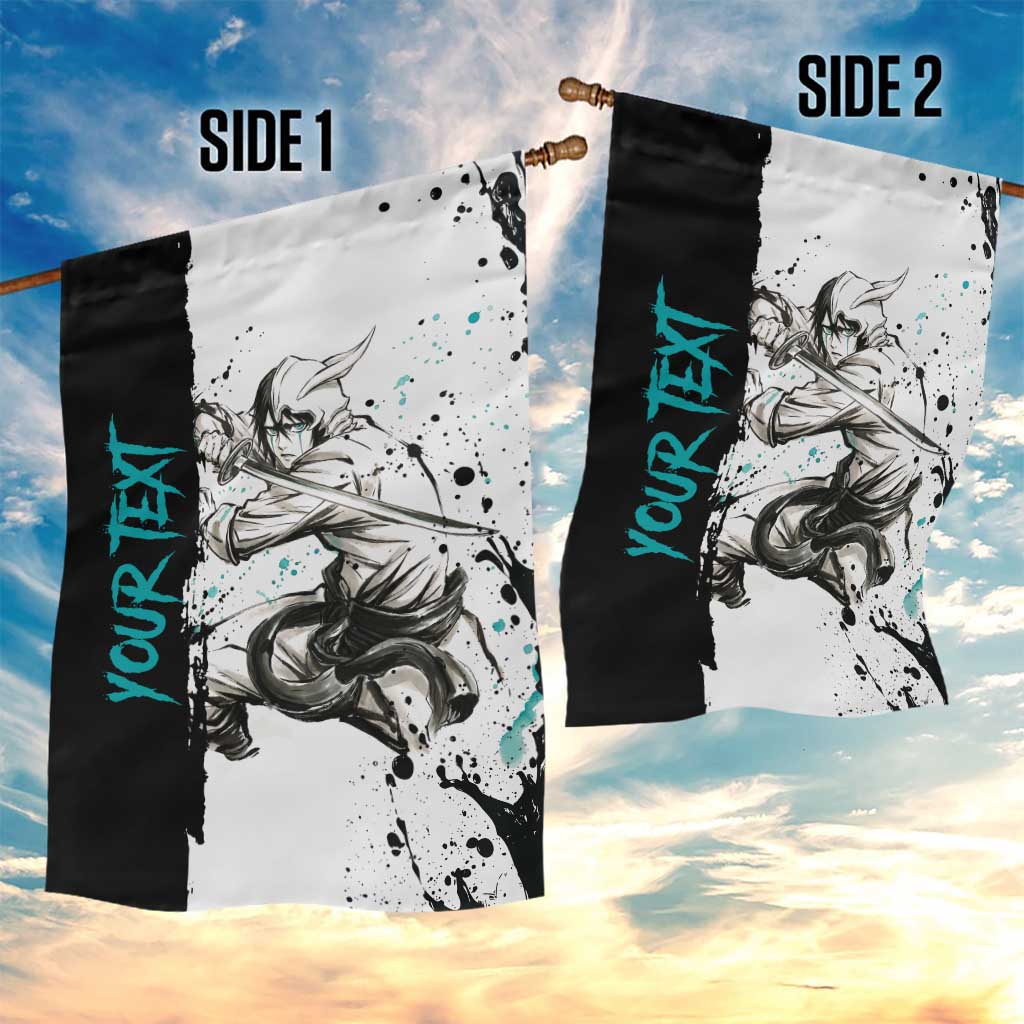 Personalized Ulquiorra Cifer Garden Flag Ink Splash Anime Brush Style