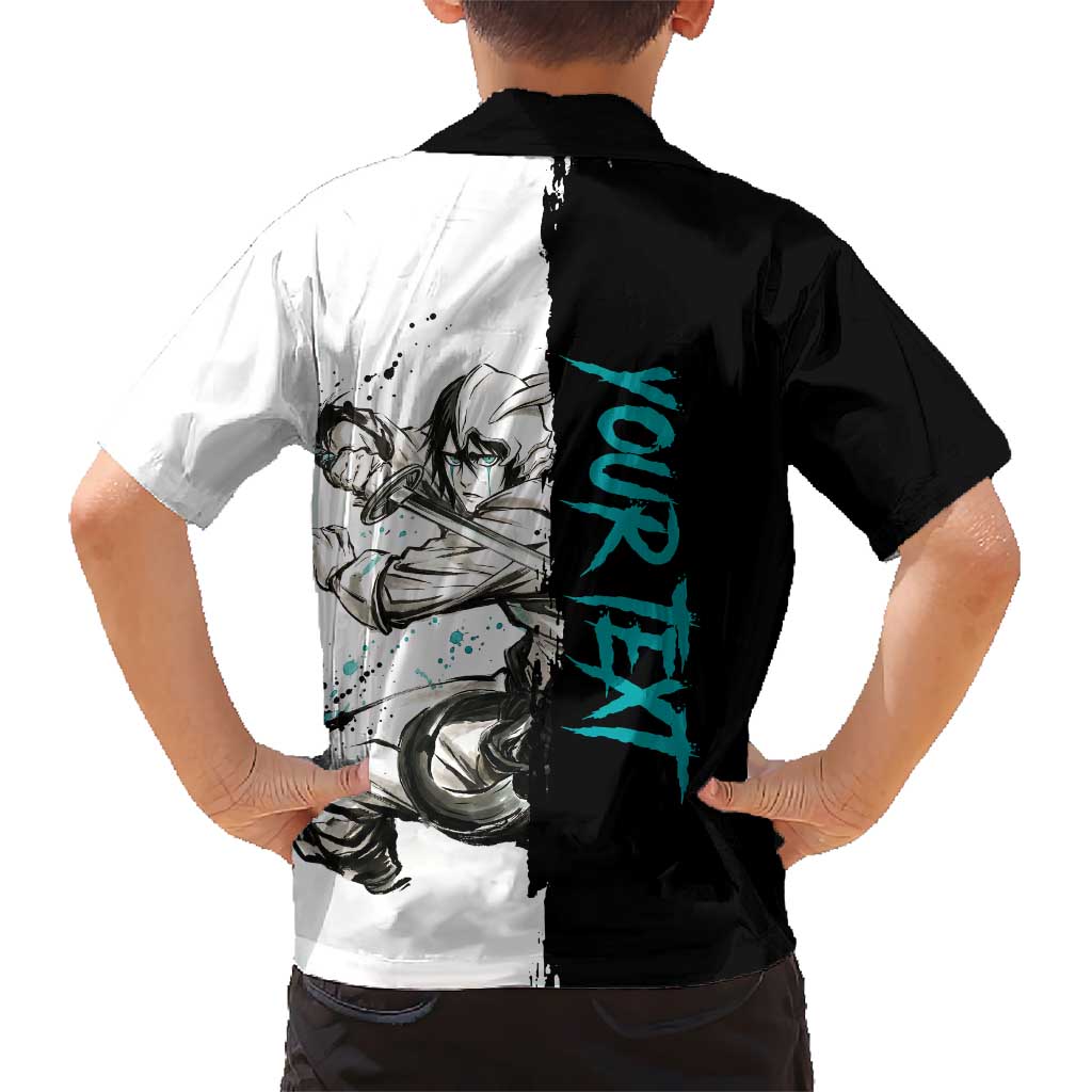 Personalized Ulquiorra Cifer Kid Hawaiian Shirt Ink Splash Anime Brush Style