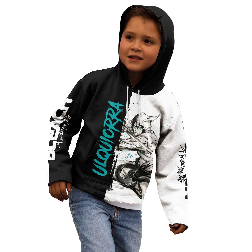 Personalized Ulquiorra Cifer Kid Hoodie Ink Splash Anime Brush Style