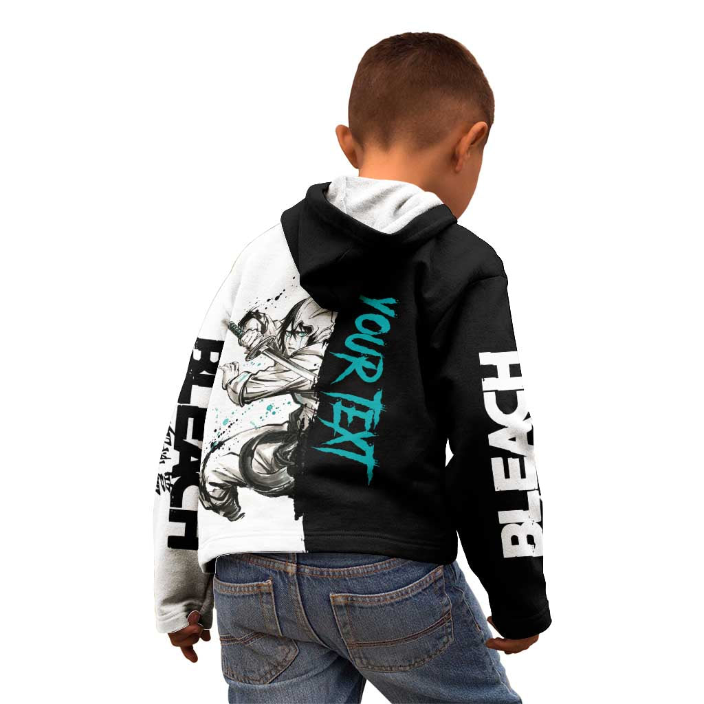Personalized Ulquiorra Cifer Kid Hoodie Ink Splash Anime Brush Style