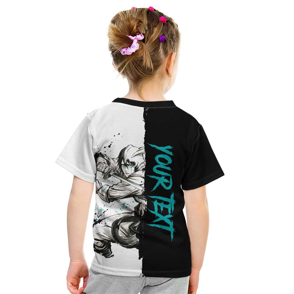 Personalized Ulquiorra Cifer Kid T Shirt Ink Splash Anime Brush Style