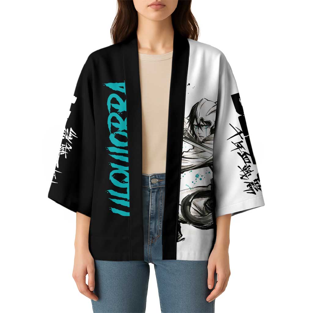 Personalized Ulquiorra Cifer Kimono Ink Splash Anime Brush Style