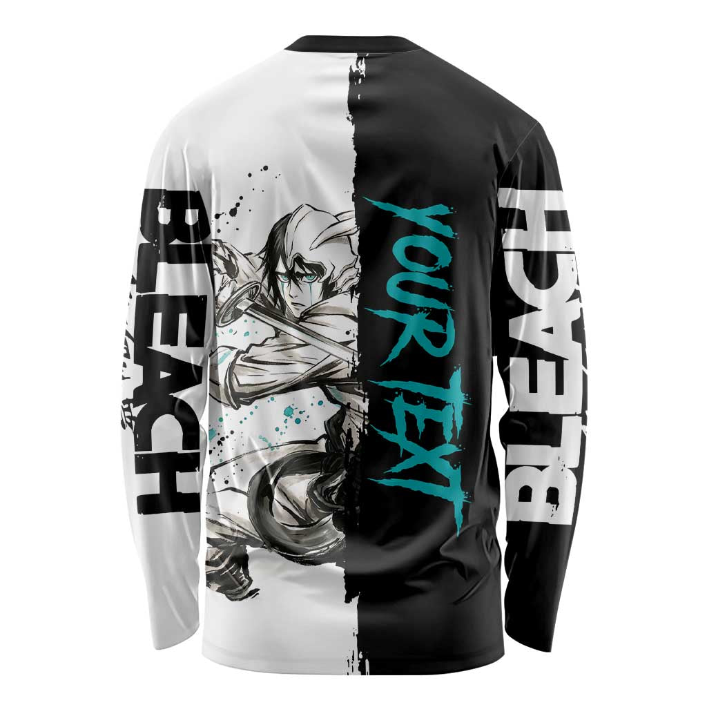 Personalized Ulquiorra Cifer Long Sleeve Shirt Ink Splash Anime Brush Style