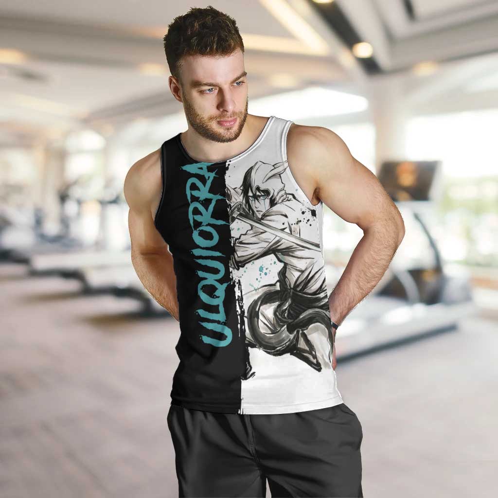 Personalized Ulquiorra Cifer Men Tank Top Ink Splash Anime Brush Style