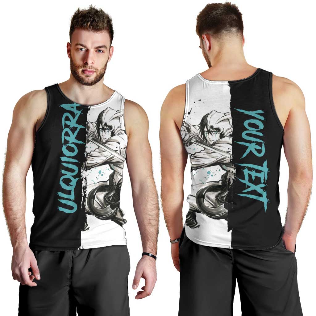Personalized Ulquiorra Cifer Men Tank Top Ink Splash Anime Brush Style