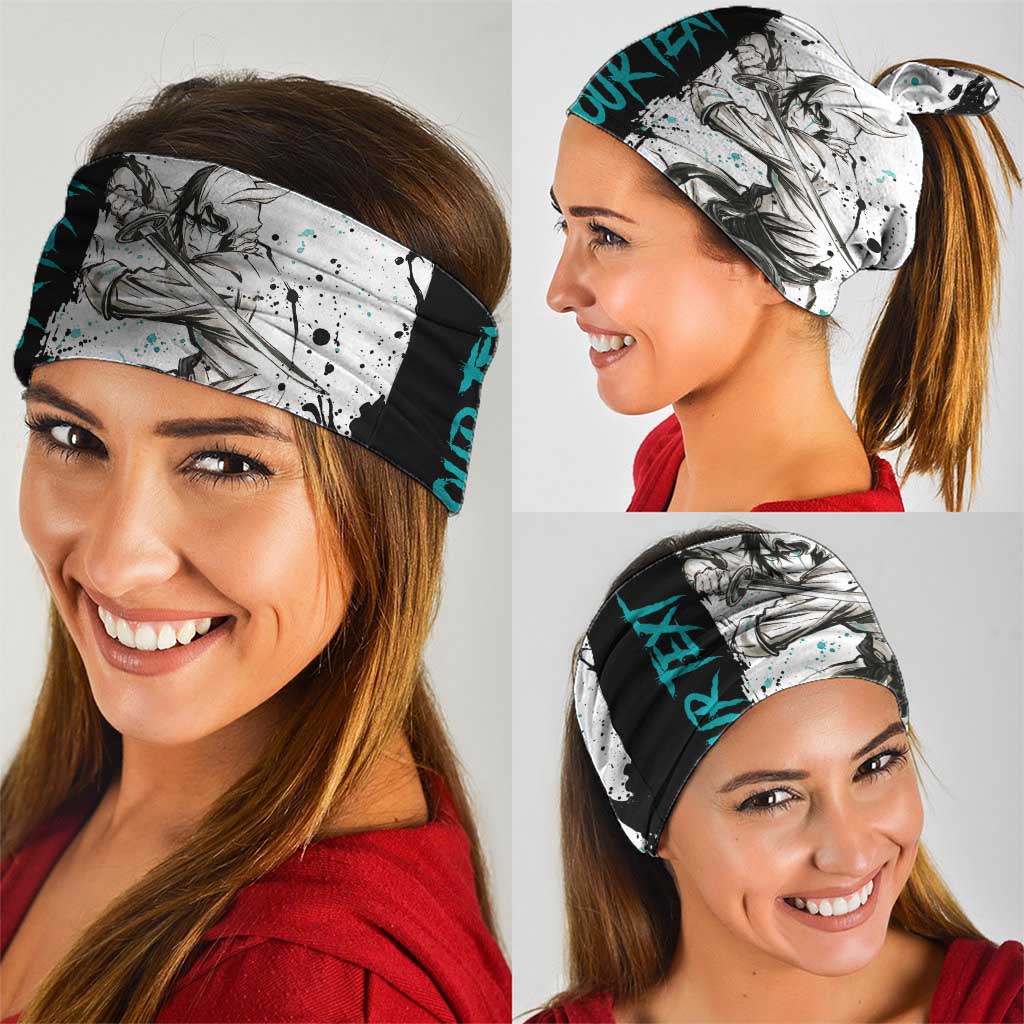 Personalized Ulquiorra Cifer Neck Gaiter Ink Splash Anime Brush Style