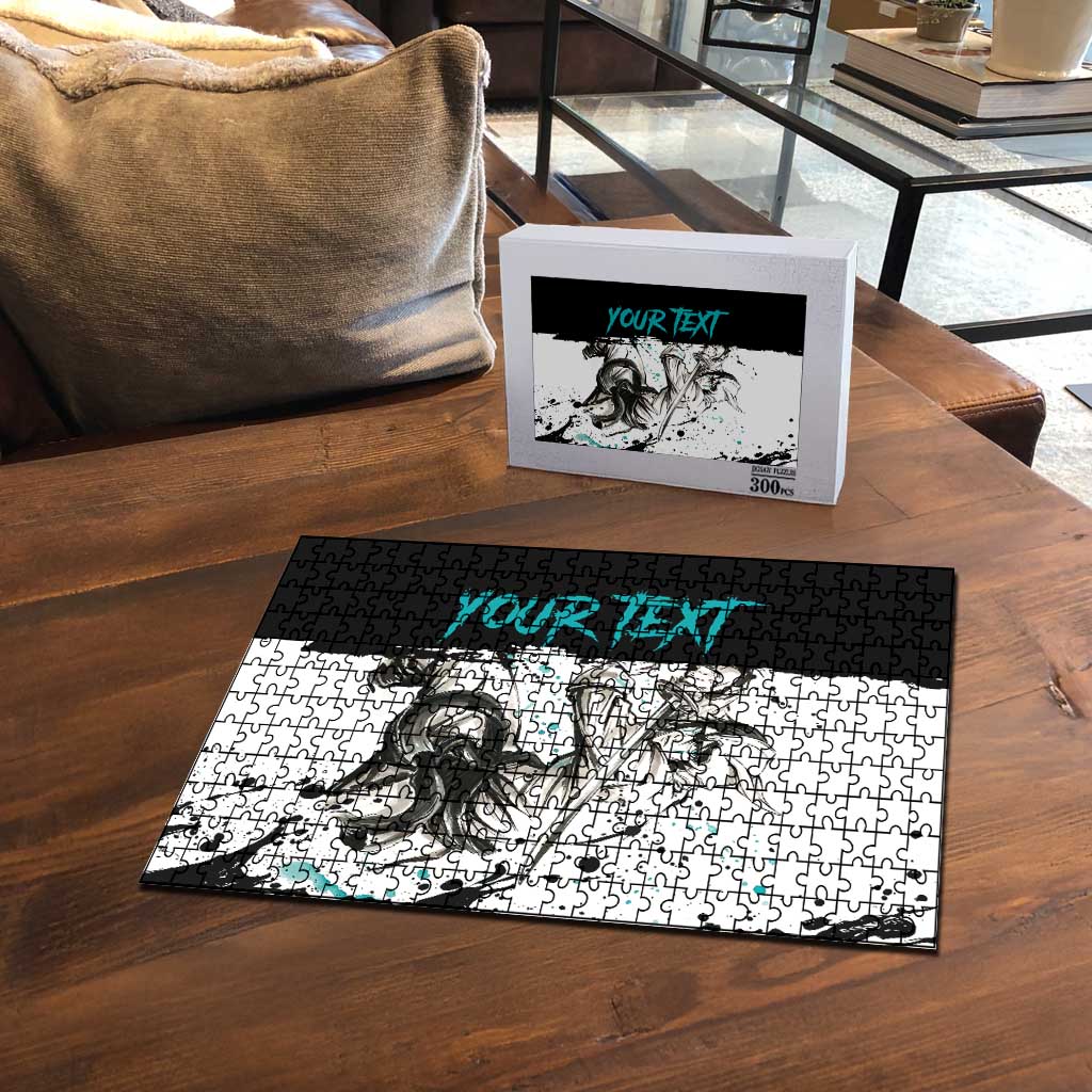 Personalized Ulquiorra Cifer Puzzle Ink Splash Anime Brush Style