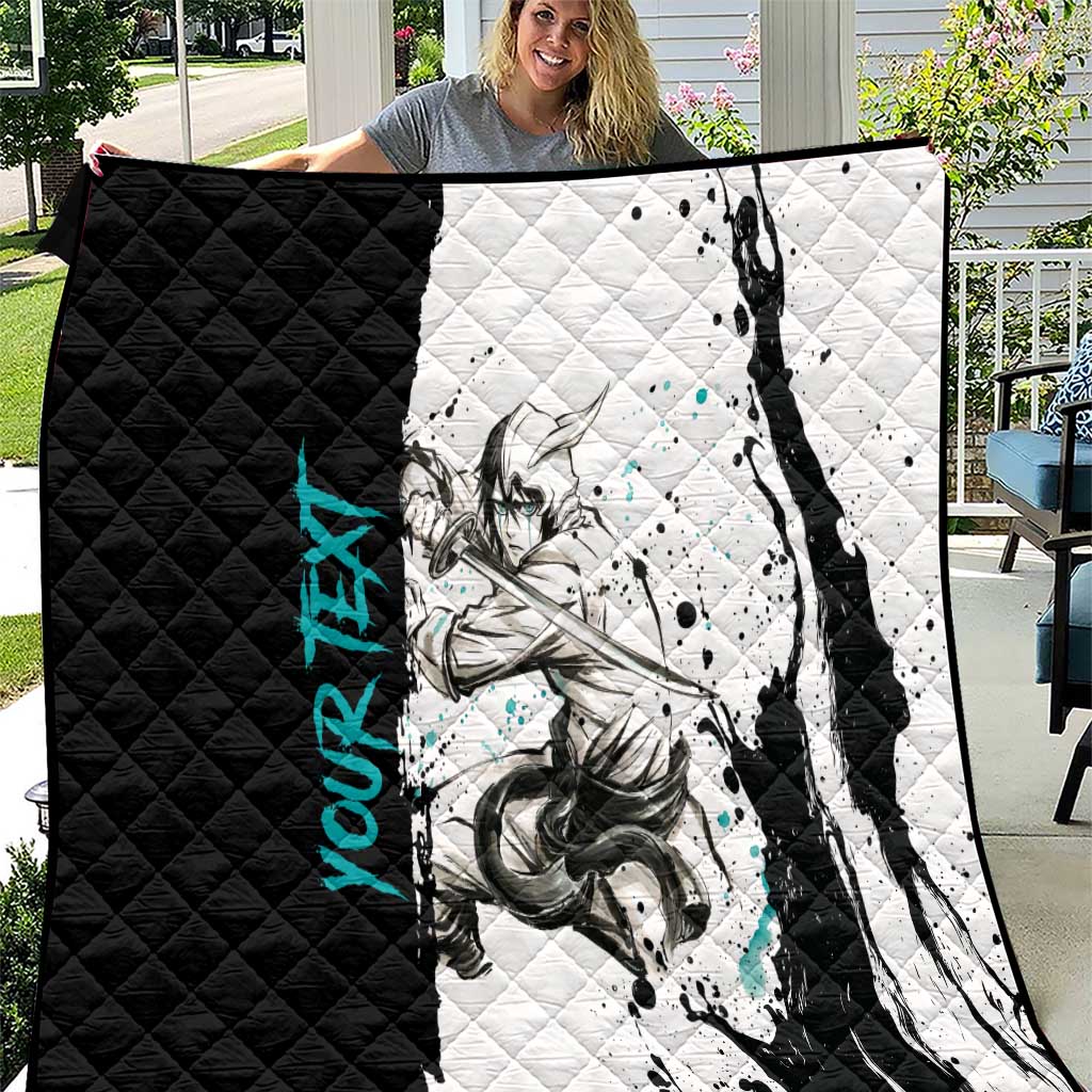 Personalized Ulquiorra Cifer Quilt Ink Splash Anime Brush Style