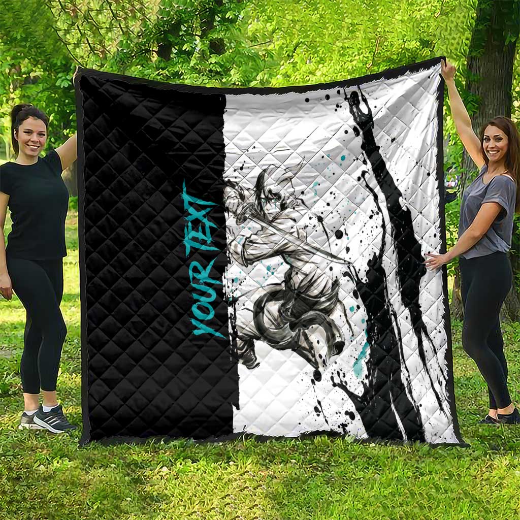 Personalized Ulquiorra Cifer Quilt Ink Splash Anime Brush Style