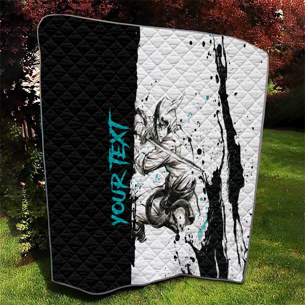 Personalized Ulquiorra Cifer Quilt Ink Splash Anime Brush Style