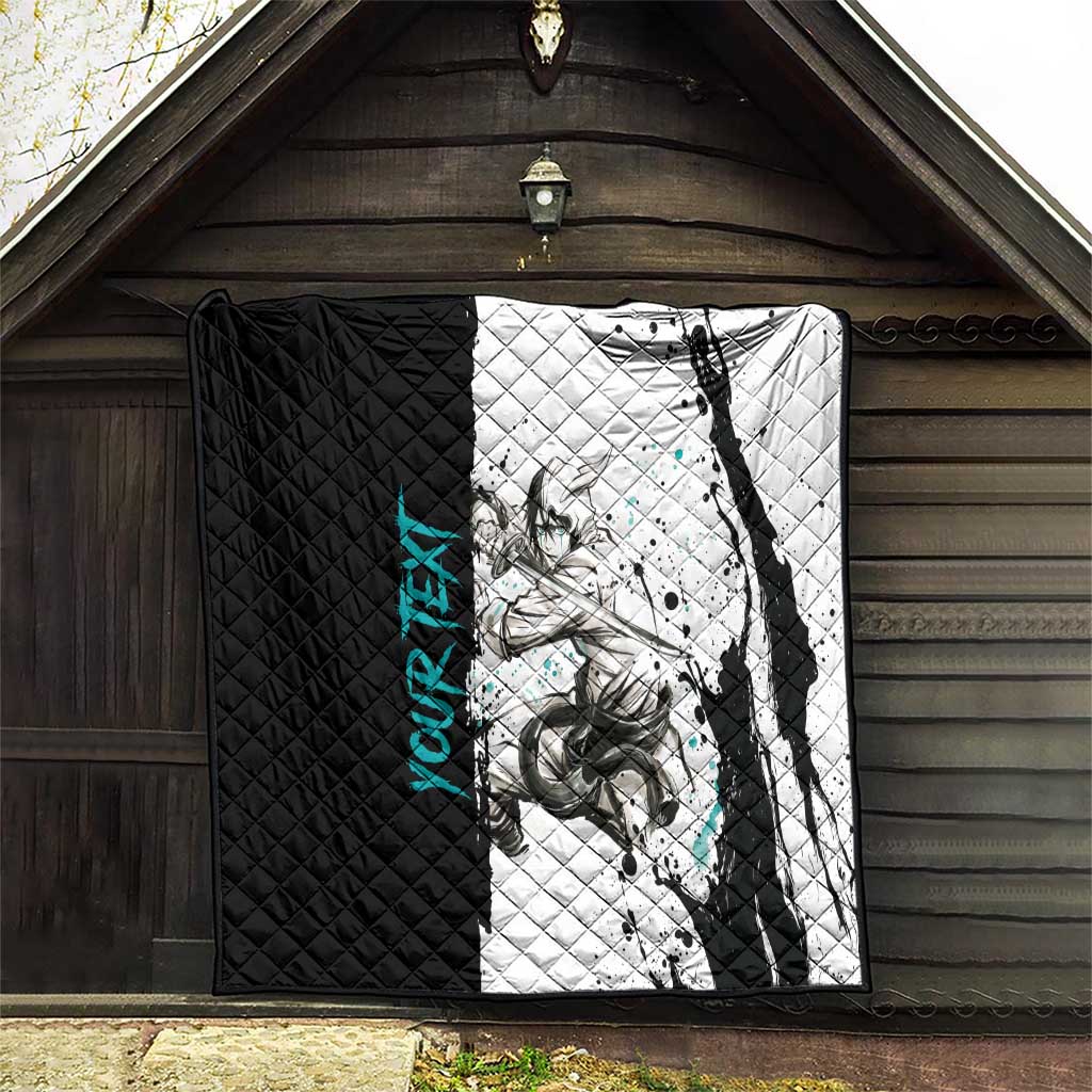 Personalized Ulquiorra Cifer Quilt Ink Splash Anime Brush Style
