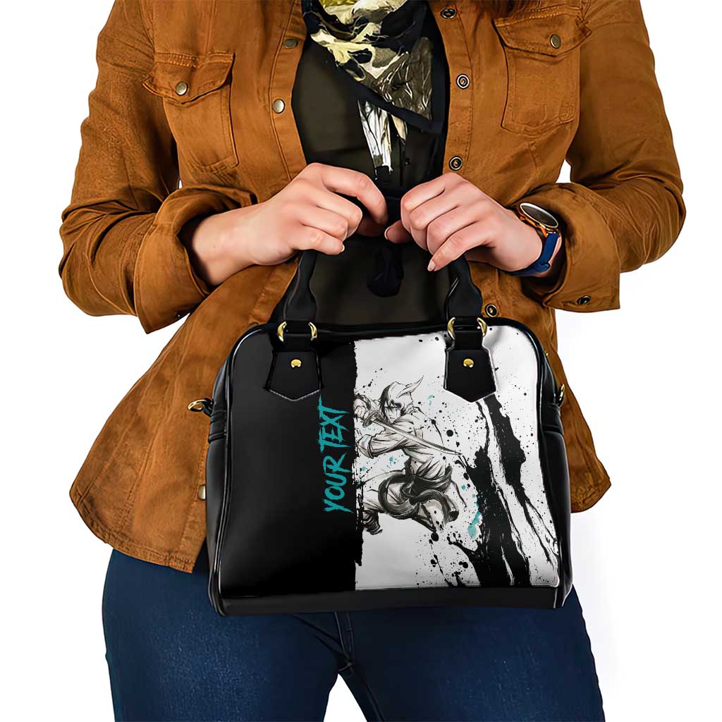 Personalized Ulquiorra Cifer Shoulder Handbag Ink Splash Anime Brush Style