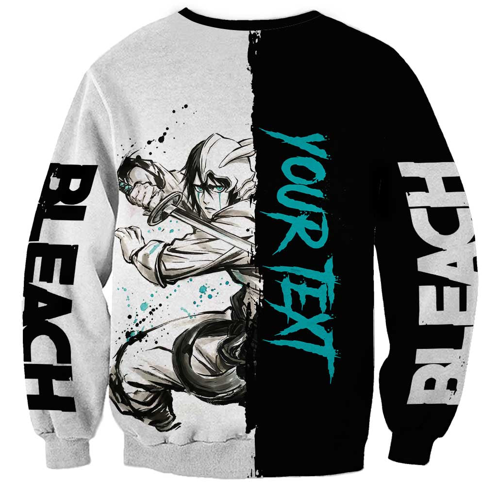 Personalized Ulquiorra Cifer Sweatshirt Ink Splash Anime Brush Style