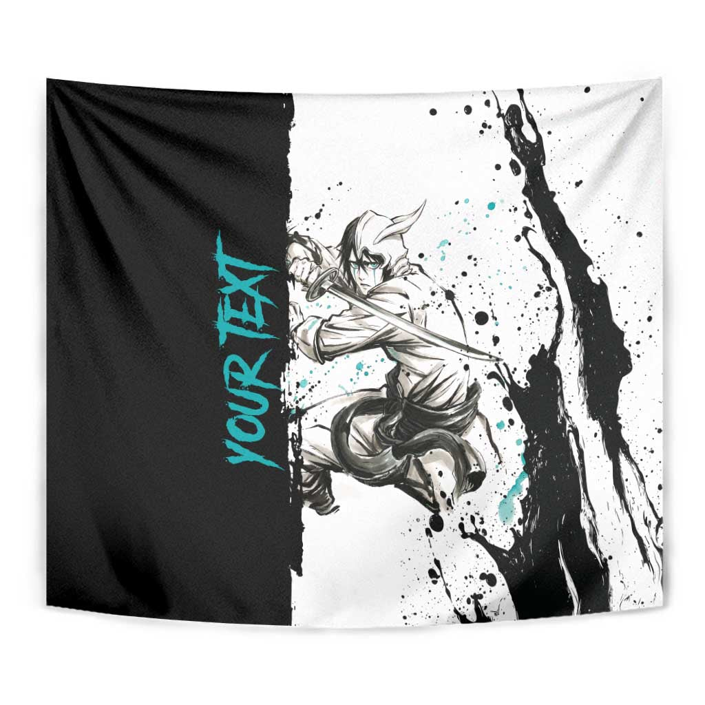 Personalized Ulquiorra Cifer Tapestry Ink Splash Anime Brush Style