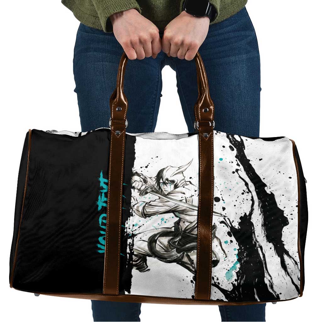 Personalized Ulquiorra Cifer Travel Bag Ink Splash Anime Brush Style