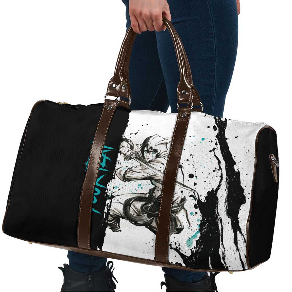 Personalized Ulquiorra Cifer Travel Bag Ink Splash Anime Brush Style