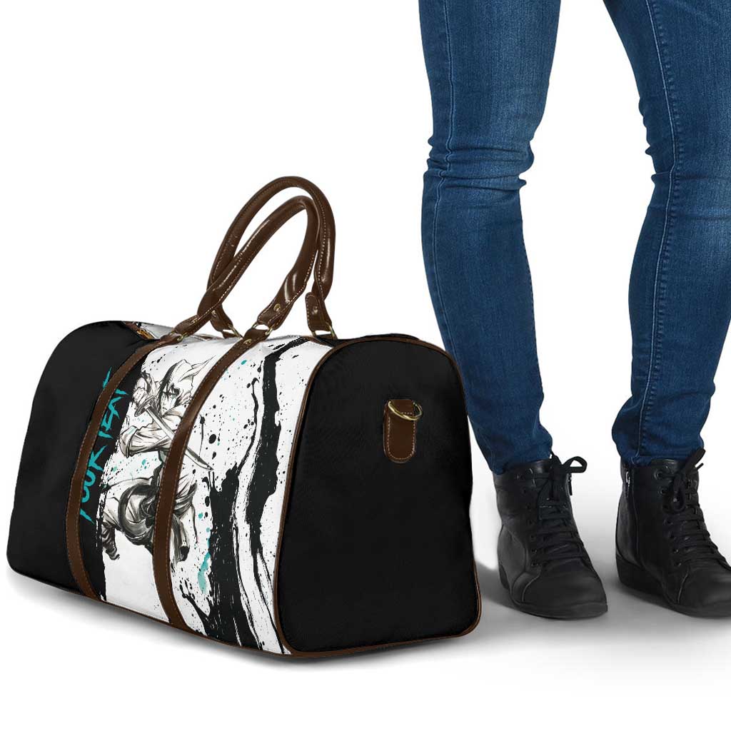 Personalized Ulquiorra Cifer Travel Bag Ink Splash Anime Brush Style