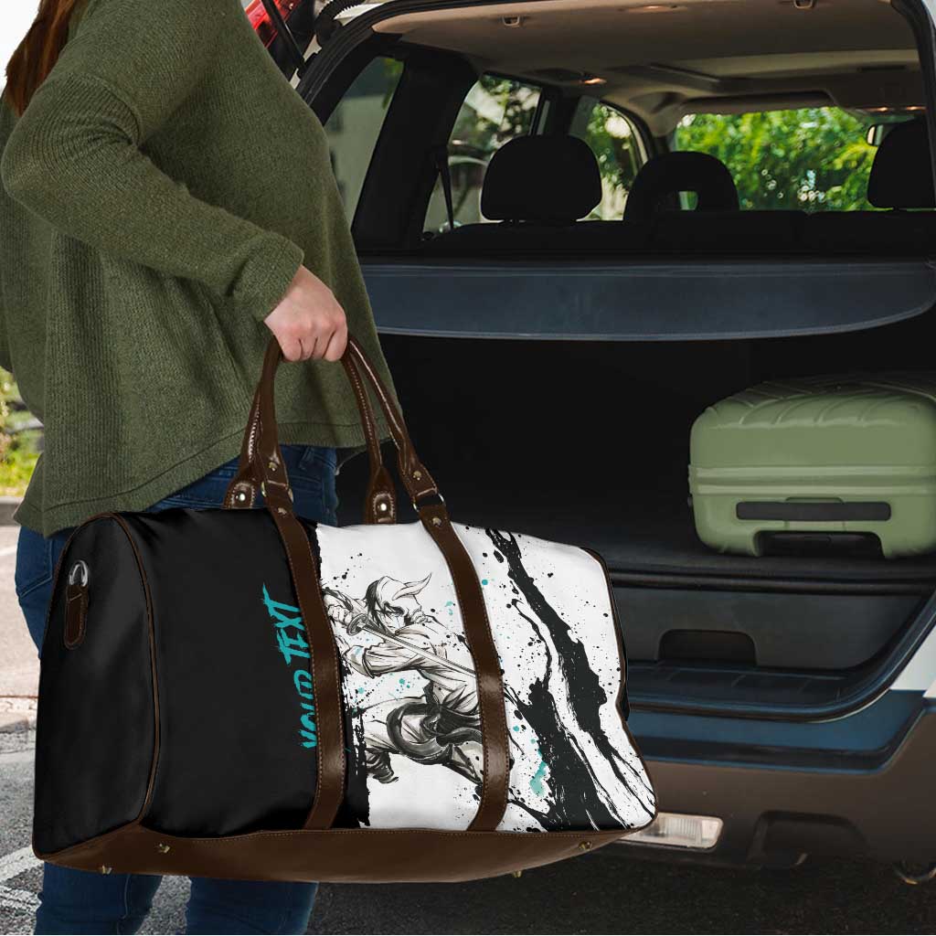 Personalized Ulquiorra Cifer Travel Bag Ink Splash Anime Brush Style