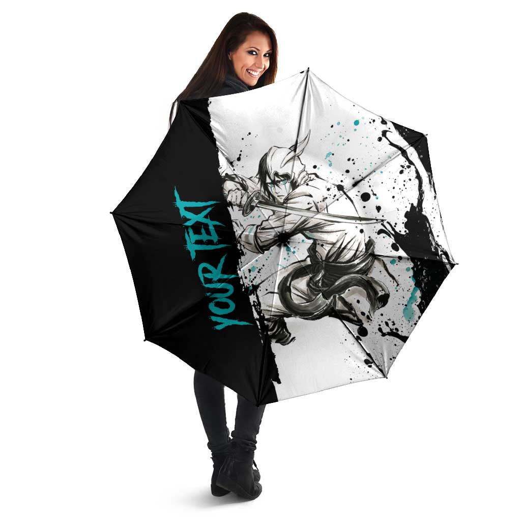 Personalized Ulquiorra Cifer Umbrella Ink Splash Anime Brush Style