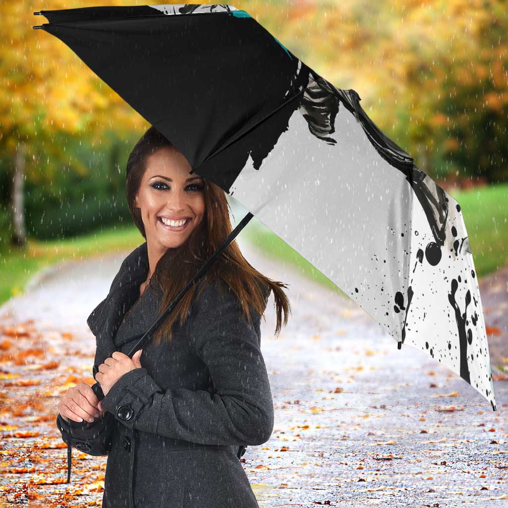 Personalized Ulquiorra Cifer Umbrella Ink Splash Anime Brush Style