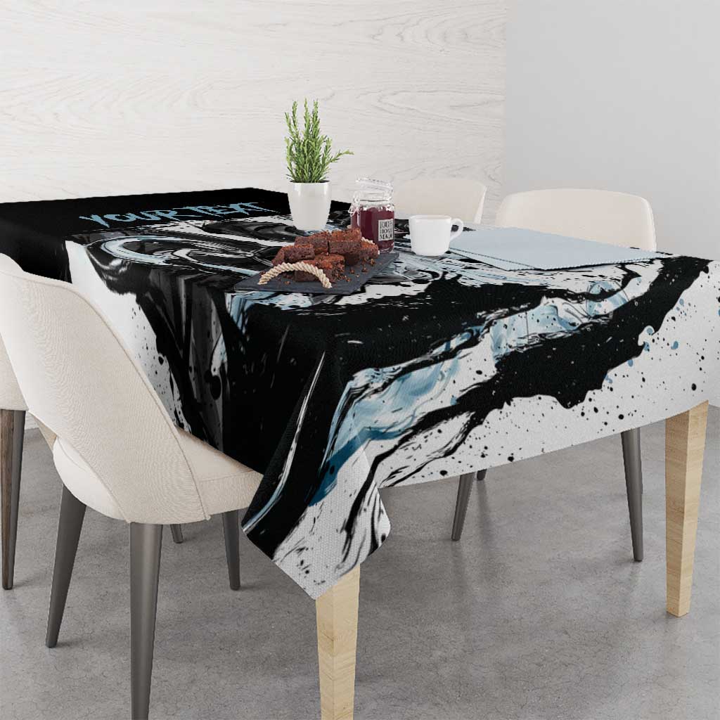 Personalized Rukia Kuchiki Tablecloth Ink Splash Anime Brush Style