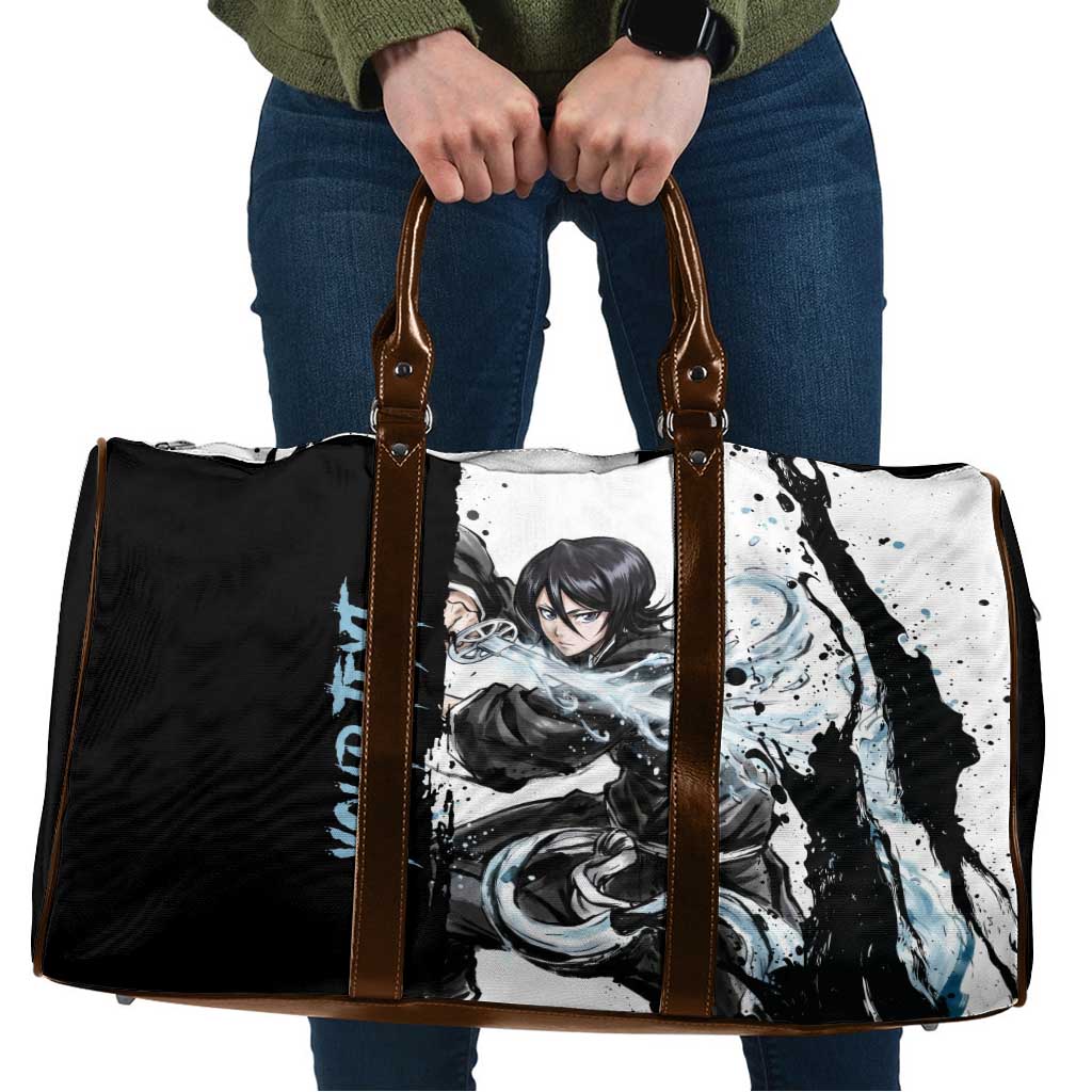 Personalized Rukia Kuchiki Travel Bag Ink Splash Anime Brush Style