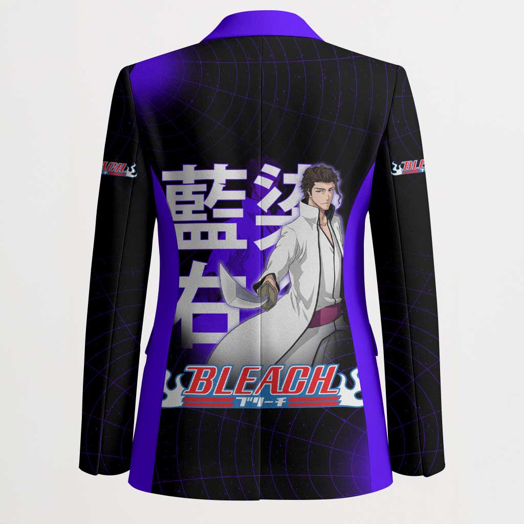 Aizen Sousuke Bleach Blazer Cosmic Anime Energy Grid Style