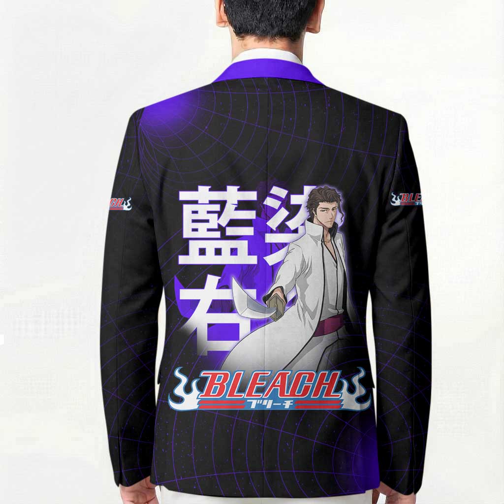 Aizen Sousuke Bleach Blazer Cosmic Anime Energy Grid Style